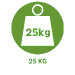 Icon indicating that product is available in 25kg drum sizes
